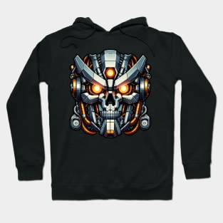 Biomech Skull S01 D95 Hoodie